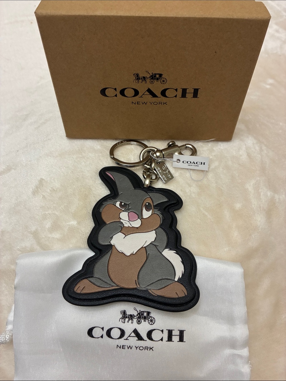 Coach X Disney Thumper Bag Charm. Full inclusion. NWT
